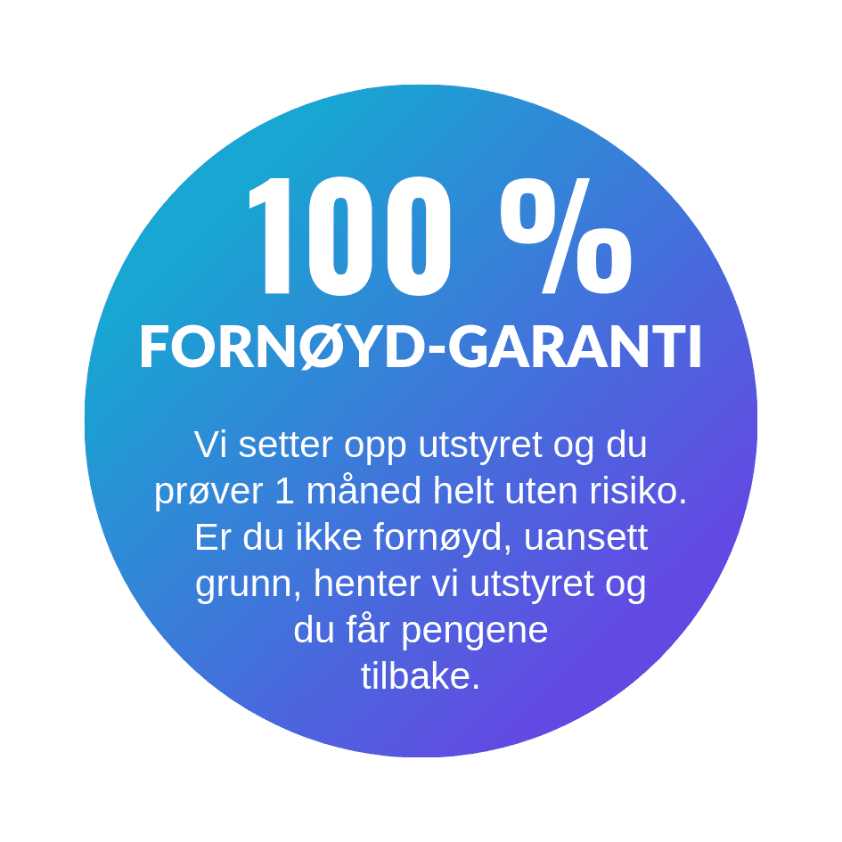 Fornøyd-garanti fra Aaasberg Alarm